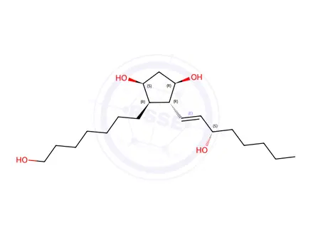Chemical structure of 1,9ALPHA,11ALPHA,15S-TETRAHYDROXY-PROST-13E-ENE