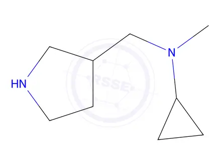 Chemical structure of Cyclopropyl-Methyl-pyrrolidin-3-ylMethyl-aMine