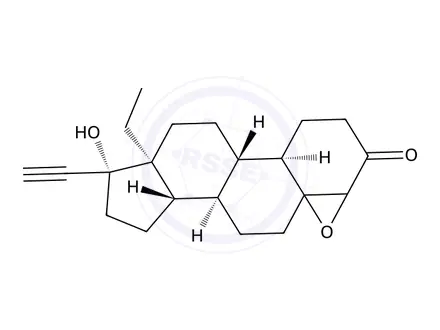 Chemical structure of Levonorgestrel Impurity 7 (Mixture of Diastereomers)