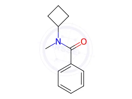 Chemical structure of Benzamide, N-cyclobutyl-N-methyl-