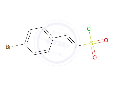 Chemical structure of 2-(4-bromophenyl)ethene-1-sulfonyl chloride