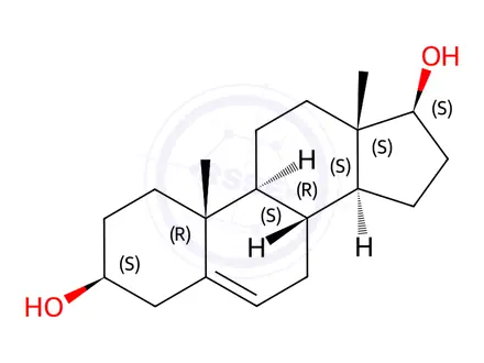 Chemical structure of Androstenediol