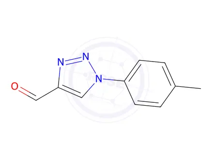 Chemical structure of 1-(p-Tolyl)-1H-1,2,3-triazole-4-carbaldehyde