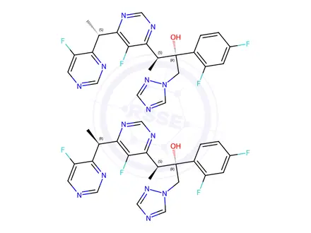 Chemical structure of Voriconazole Impurity 83