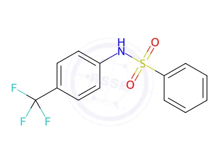 Chemical structure of N-(4-(Trifluoromethyl)phenyl)benzenesulfonamide