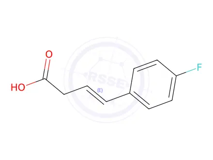 Chemical structure of (E)-4-(4-Fluorophenyl)but-3-enoic acid