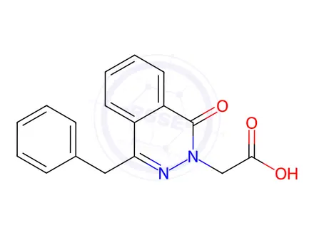 Chemical structure of (4-Benzyl-1-oxo-1H-phthalazin-2-yl)acetic acid