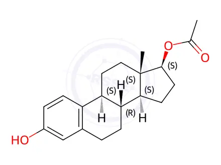 Chemical structure of b-Estradiol 17-Acetate