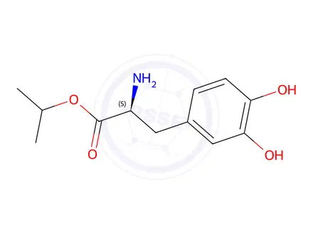 Chemical structure of L-DOPA Isopropyl Ester
