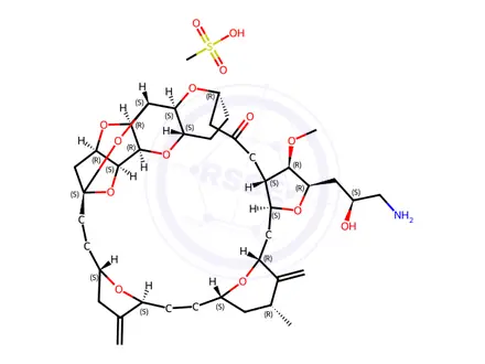 Chemical structure of Eribulin Mesylate
