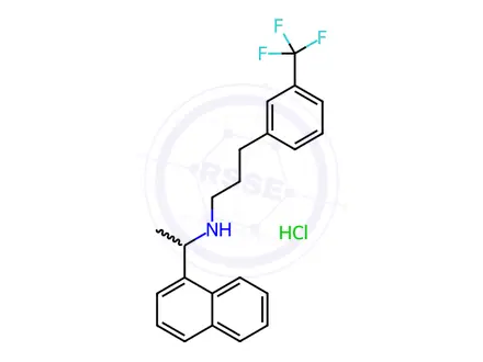 Chemical structure of rac Cinacalcet HCl