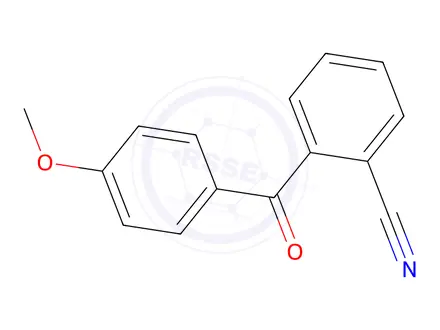 Chemical structure of 2-(4-Methoxybenzoyl)benzonitrile