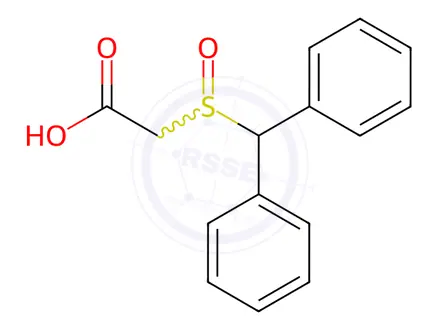 Chemical structure of Modafinil Impurity A(Modafinil Acid)