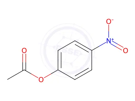 Chemical structure of 4-Nitrophenyl acetate