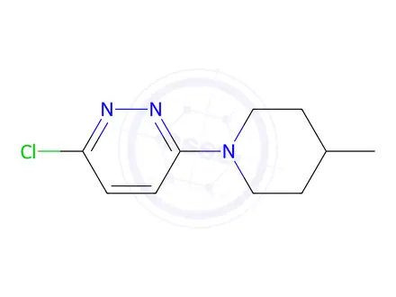 Chemical structure of 3-chloro-6-(4-methylpiperidin-1-yl)pyridazine
