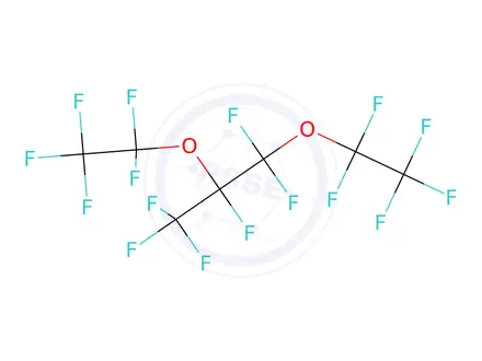 Chemical structure of Perfluoro-4-methyl-3,6-dioxaoctane