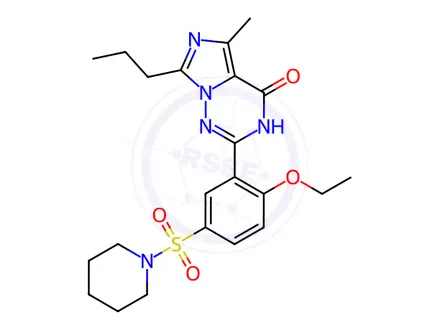 Chemical structure of Pseudo vardenafil