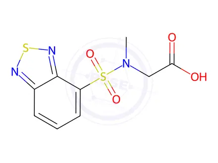 Chemical structure of [(2,1,3-Benzothiadiazol-4-ylsulfonyl)(methyl)-amino]acetic acid