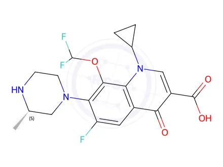 Chemical structure of Cadrofloxacin