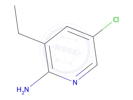 Chemical structure of 5-Chloro-3-ethylpyridin-2-amine