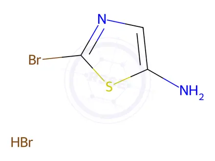 Chemical structure of 2-Bromothiazol-5-amine hydrobromide