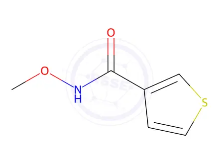 Chemical structure of N-Methoxy-3-thiophenecarboxamide