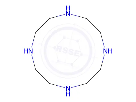 Chemical structure of 1,4,7,10-Tetraazacyclododecane, sulfate (1:1)