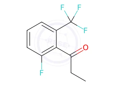 Chemical structure of 2'-Fluoro-6'-(trifluoromethyl)propiophenone