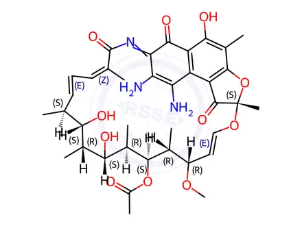 Chemical structure of Rifabutin EP Impurity D