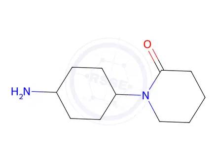 Chemical structure of 1-(4-Aminocyclohexyl)piperidin-2-one
