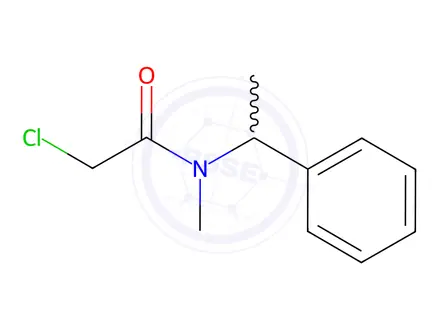 Chemical structure of 2-CHLORO-N-METHYL-N-(1-PHENYLETHYL)ACETAMIDE