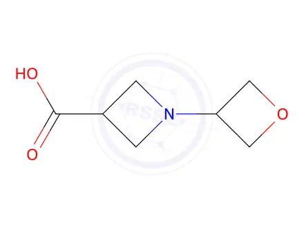 Chemical structure of 1-(3-Oxetanyl)-3-azetidinecarboxylic acid