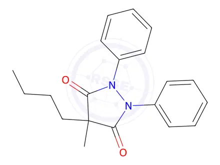 Chemical structure of Phenylbutazone Impurity 17