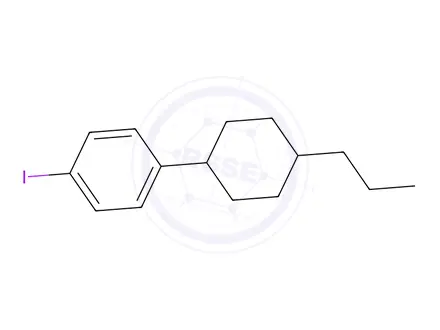 Chemical structure of 1-Iodo-4-(trans-4-N-propylcyclohexyl)benzene