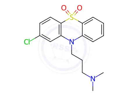 Chemical structure of Chlorpromazine Sulfone