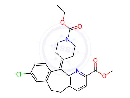 Chemical structure of 2-Methoxycarbonyl Loratadine
