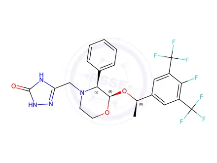 Chemical structure of Aprepitant Impurity 43