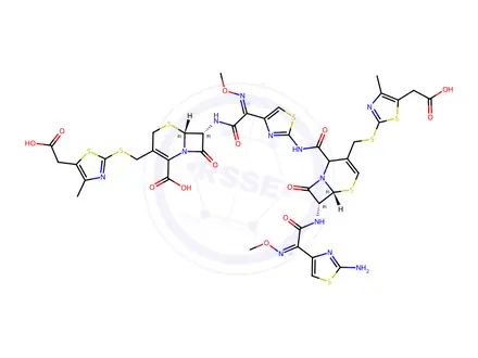 Chemical structure of Cefodizime Impurity 43