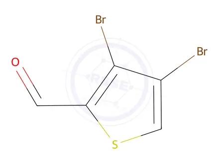 Chemical structure of 3,4-DIBROMOTHIOPHENE-2-CARBOXALDEHYDE