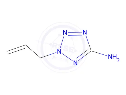 Chemical structure of 2-allyl-2H-tetrazol-5-amine