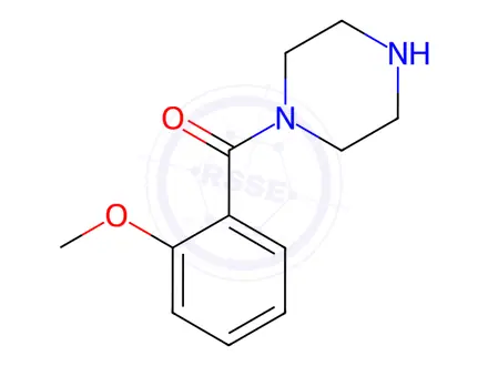 Chemical structure of 1-(2-Methoxybenzoyl)piperazine