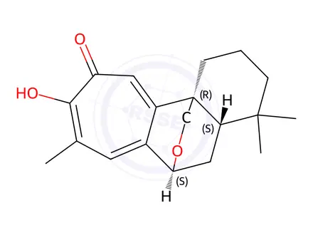 Chemical structure of (4aS)-1,2,3,4,4aβ,5,6,11b-Octahydro-9-hydroxy-4,4,8-trimethyl-6α,11bα-(epoxymethano)-10H-cyclohepta[a]naphthalen-10-one