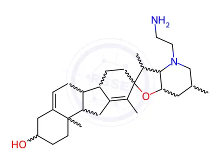 Chemical structure of Cyclopamine Impurity 52