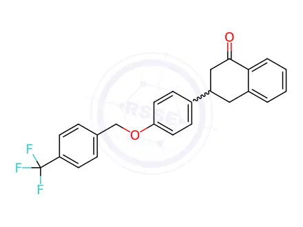 Chemical structure of Flocoumafen Impurity 1