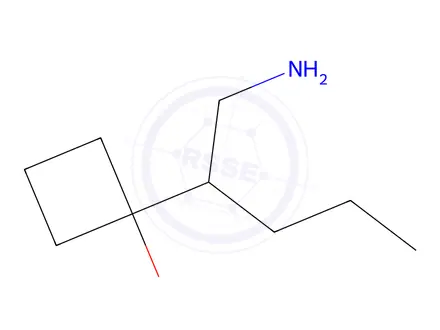 Chemical structure of 1-(1-Aminopentan-2-yl)cyclobutan-1-ol