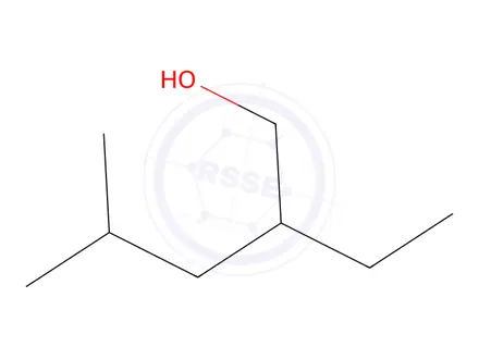 Chemical structure of 2-Ethyl-4-methyl-1-pentanol