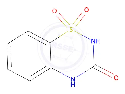 Chemical structure of 2H-1,2,4-Benzothiadiazin-3(4H)-one 1,1-Dioxide