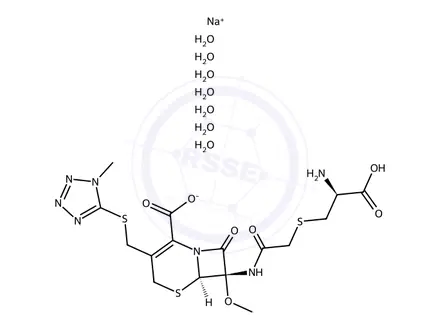 Chemical structure of Cefminox Sodium 7Hydrate
