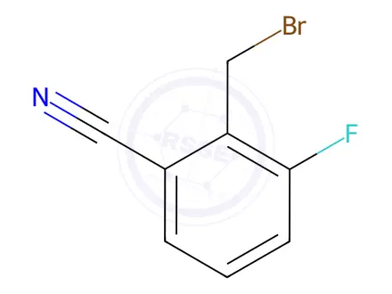 Chemical structure of 2-(Bromomethyl)-3-fluorobenzonitrile