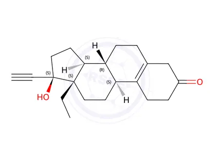 Chemical structure of Levonorgestrel EP Impurity B